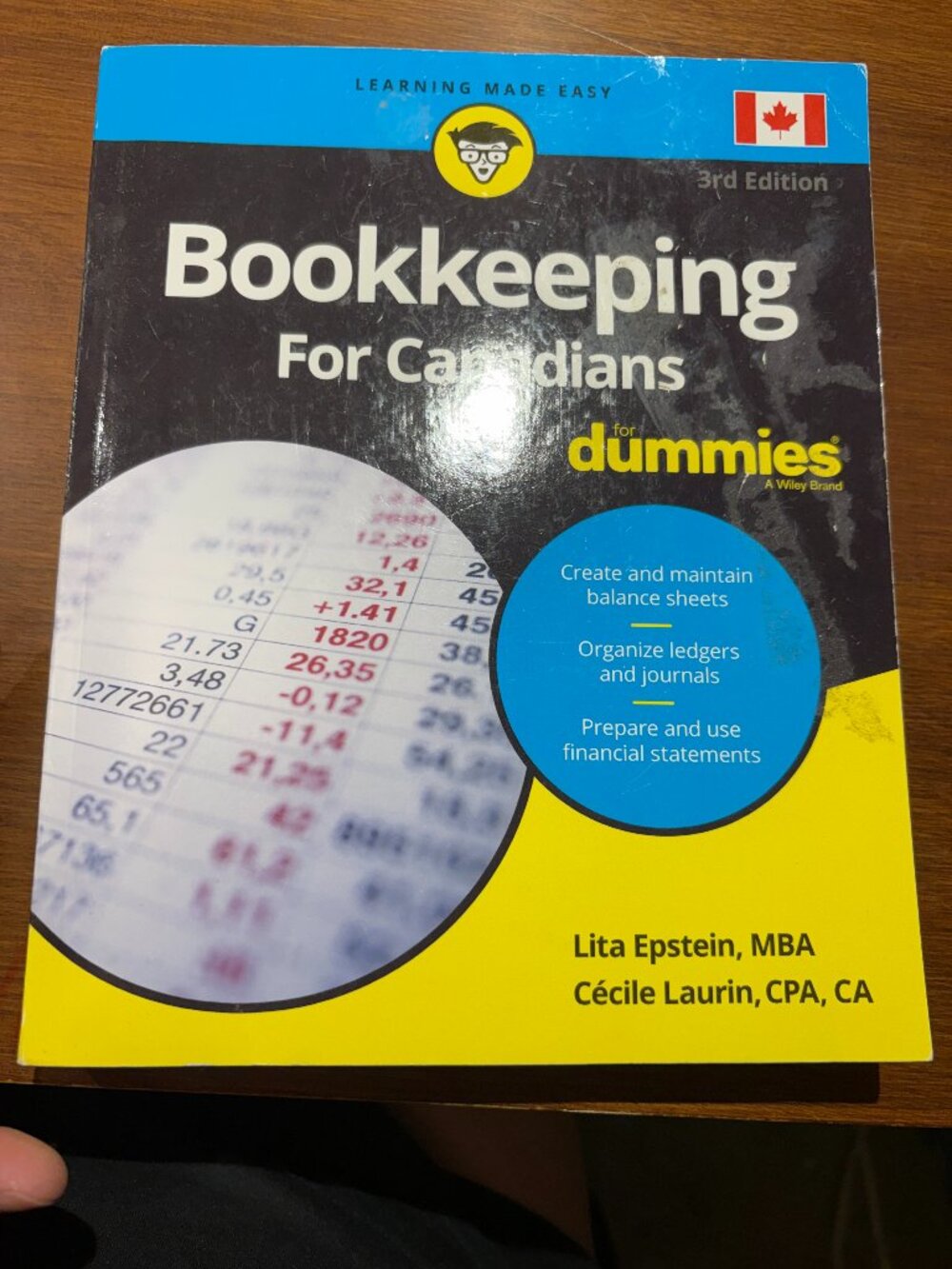 Bookkeeping for Canadians for Dummies Book Used Good Condition